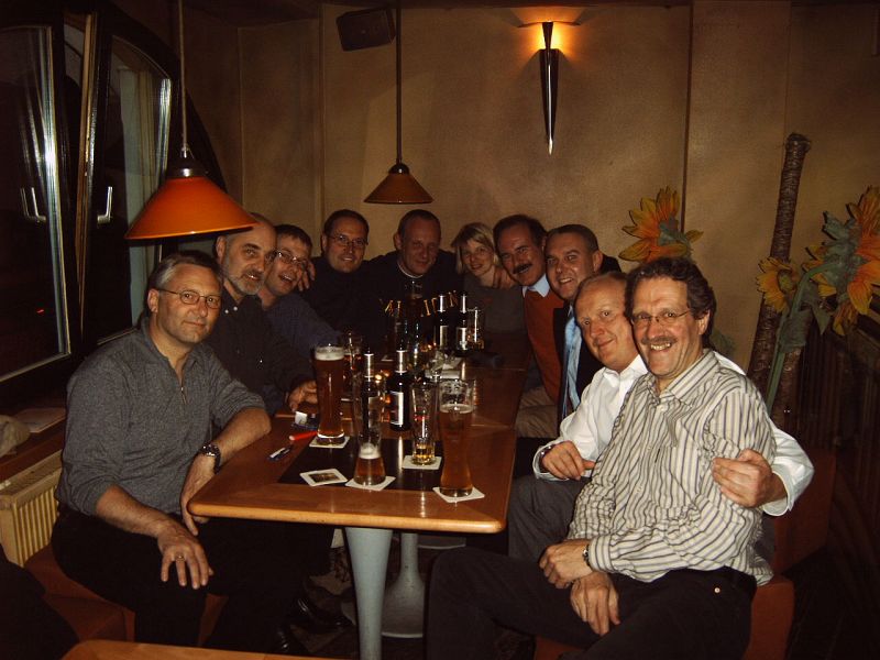 Treffen des Harten Kerns der ET2000crew im Dez. 2004...